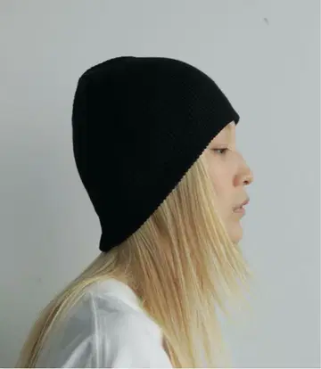 anuke / Knit Beanie Black