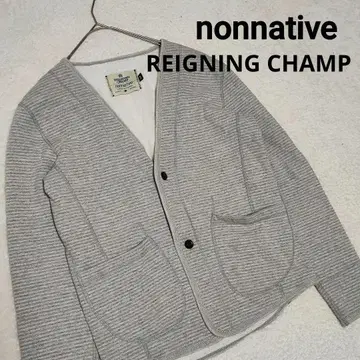 nonnative 논네이티브 맨투맨 가디건 그레이