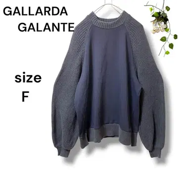GALLARDA GALANTE 오버 사이즈 스웨터 이소재 도킹 사이즈 F