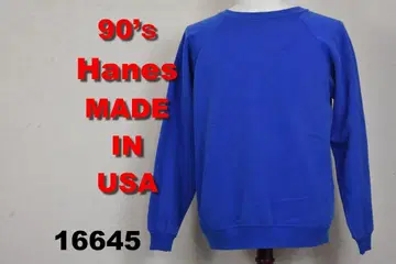 90's 헤인즈 맨투맨 USA제 네이비 16644 Hanes 빈티지