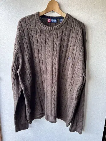 CHAPS 케이블 니트 스웨터 XXL 남성용