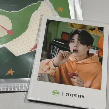 미개봉 새상품 seventeen bibigo popup 스냅 사진