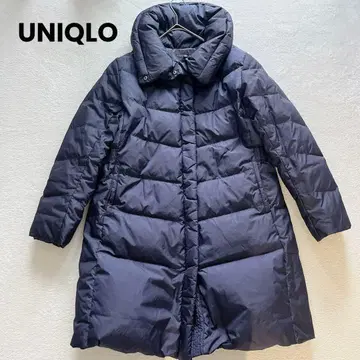 클리닝 완료 UNIQLO 볼륨 다운 롱 코트 여배우 옷깃 XL