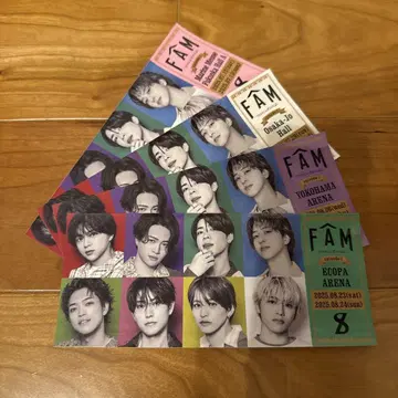 timelesz 타임레스 스티커 FAM 후쿠오카 오사카 요코하마 시즈오카