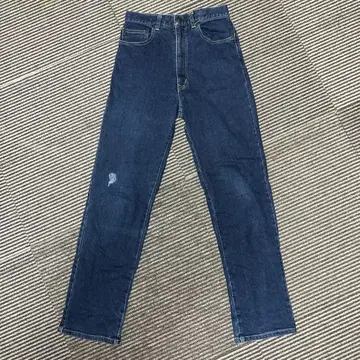 BASIC JEANS 이지 핏 다크 블루
