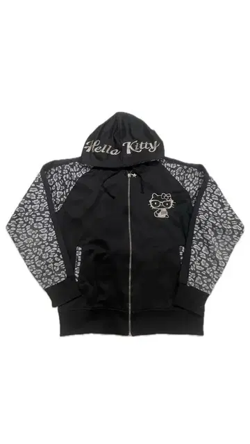 Hella Kitty 레오파드 후드티