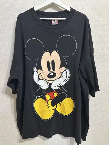 Disney vintage 빈티지 T 앉은 미키 90s 새상품급