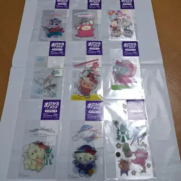 마법 백화점 짱구는 못말려 x 산리오 캐릭터즈 클리어 카드