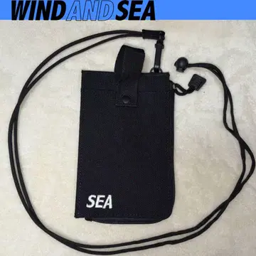 WIND AND SEA x CORDURA 넥 파우치 블랙
