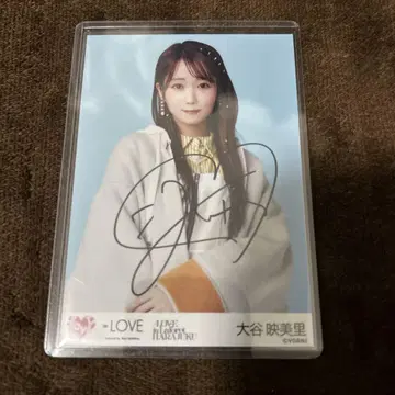 이코럽 오타니 에미리 브로마이드 츄 친필 라포레 콜라보