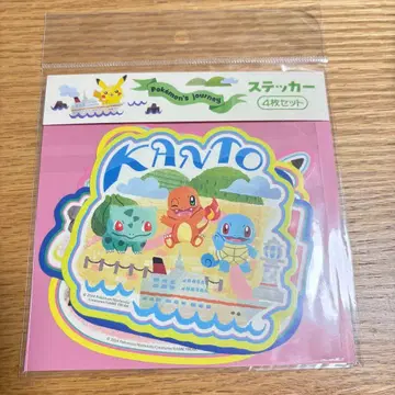 포켓몬 센터 오리지널 포켓몬 트래블 스티커 칸토