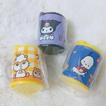 산리오 캐릭터즈 코인 실린더 포차코 쿠로미 코로코로쿠리린