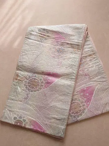 고급 후쿠로 오비 후리소데 성인식 포멀 나비 패턴