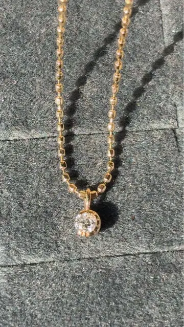 agete 10k 다이아몬드 목걸이