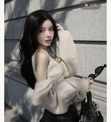 다리치 DD 케이블 니트 앙상블