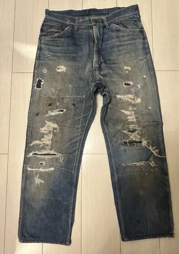 60s 빈티지 데님 보로