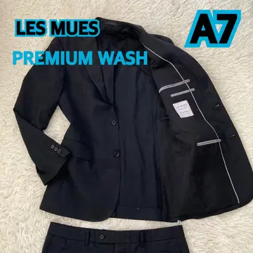 LES MUES 아오키 A7 비즈니스 정장 블랙 PREMIUM WASH