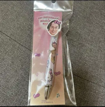 새상품 마츠켄 삼바 x 헬로키티 콜라보 볼펜 B 화이트