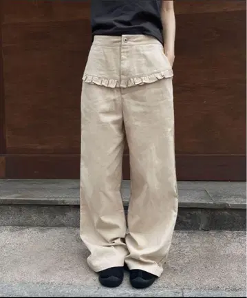 UNE MANSION 와이드 실루엣 팬츠 L
