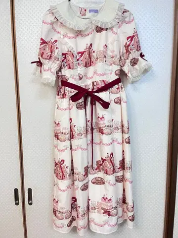 axes femme kawaii okappalover 콜라보 원피스