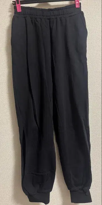 EGOIST 블랙 조거 팬츠 사이드 슬릿