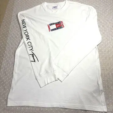 TOMMY 타미힐피거 긴팔 롱t 스트릿 L 사이즈 새상품!!