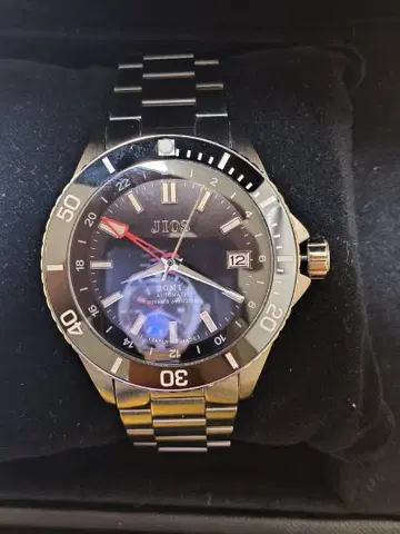 JIOS GMT 자동 와인딩 다이버 워치 200m