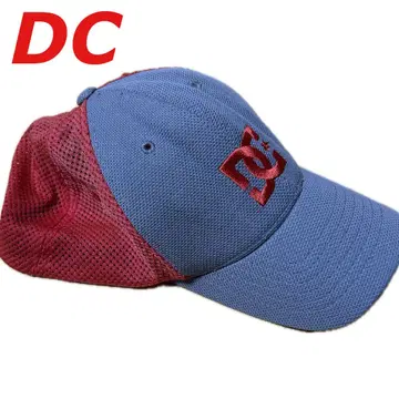 빈티지 DC flexfit 메쉬 캡 그레이 레드