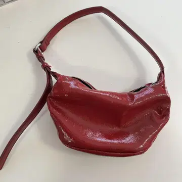 ZARA 가방 빨간색 개더