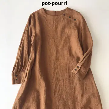 pot-pourri 원피스 린넨 울
