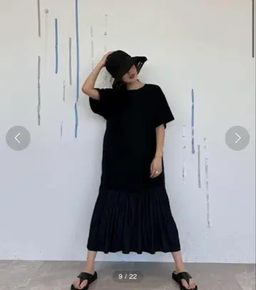 니코앤드 [MODE NORM CORE] 빅 셔츠 도킹 원피스