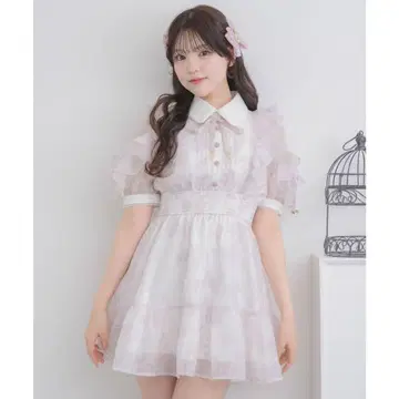 ROJITA 꽃무늬 미니 원피스 핑크