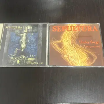 SEPULTURA Chaos A.D. & Under Siege CD 세트