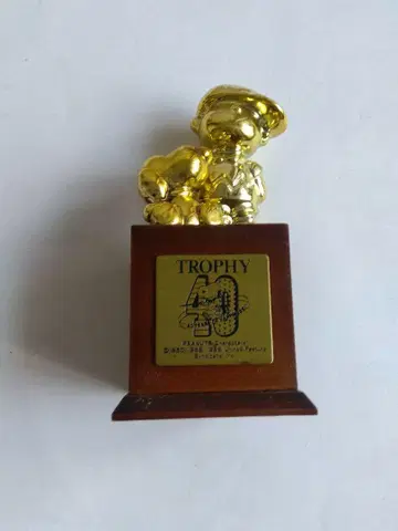 SNOOPY 스누피 TROPHY 트로피 40주년 1990년