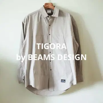 새상품급 TIGORA by BEAMS DESIGN 긴팔 셔츠 빅 실루엣
