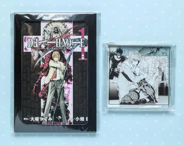 데스노트 DEATH NOTE 시계 부품 플레이트 스탠드&프레임 포함 엽서