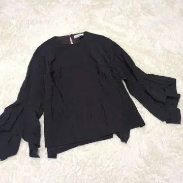 플레어 슬리브 어도어 블라우스 38 블랙