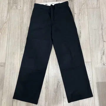 00s 디키즈 블랙 워크 팬츠 더블니 30 x 32