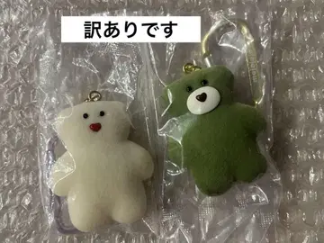 가챠 mojojojo 피규어 마스코트 묶음 판매 곰 곰 말차 화이트