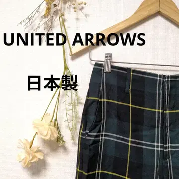 UNITED ARROWS 유나이티드 애로우즈 팬츠 모 울 일본제 그린