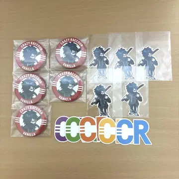Crazy Raccoon CR VanilLa 디폴트 캔뱃지