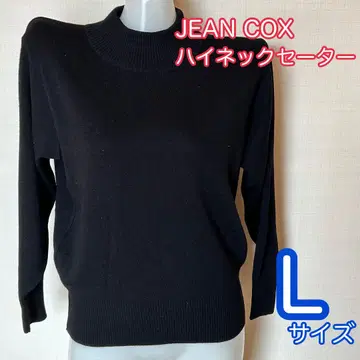 JEAN COX 하이넥 니트 스웨터 블랙 M 사이즈