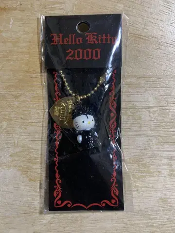 헬로키티 스트랩 2000년산 블랙