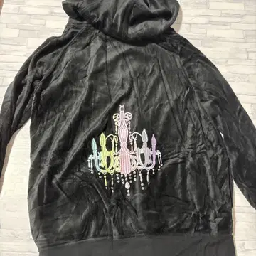 샹들리에 자수 플리스 셋업