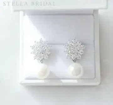 STELLA BRIDAL 크리스탈 부케 드롭 귀찌