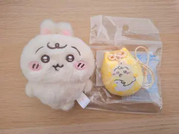 치이카와 baby 산뜻 건강 부적 양배추에 싸인 토끼 마스코트 세트