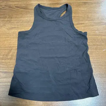 Lululemon 블랙 탱크탑 요가 헬스장 블랙 레이서