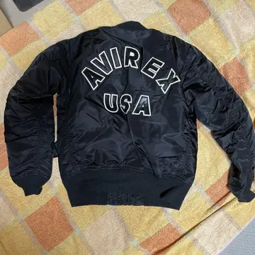 AVIREX MA-1 자켓 블랙