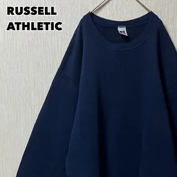 90s 러셀 애슬레틱 맨투맨 트레이닝복 네이비 L