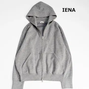 24AW IENA 이에나 더블 페이스 집업 후디